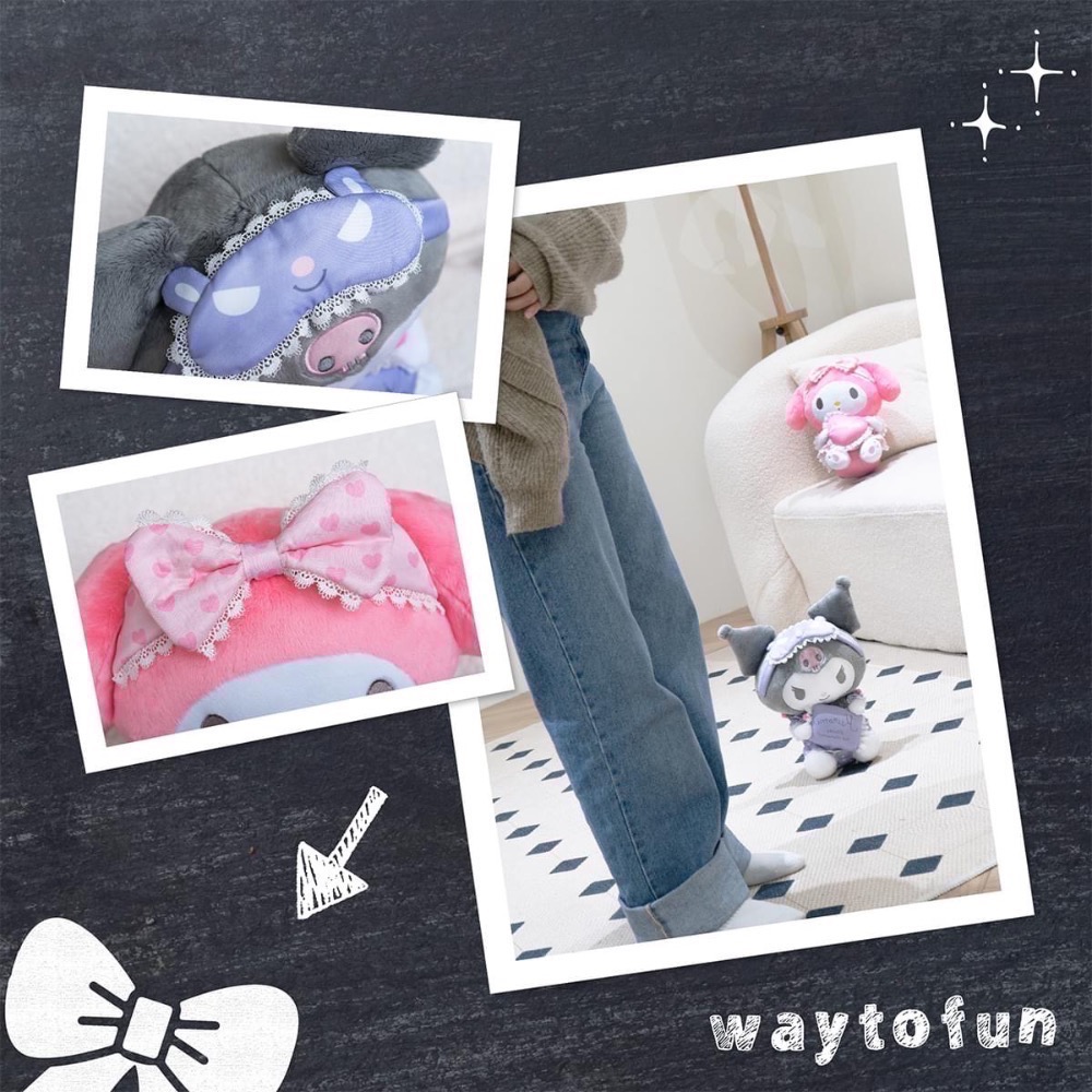 全新限量現貨+預購 7-11 三麗鷗甜蜜夢境睡衣系列絨毛娃娃 玩偶 酷洛米 美樂蒂 史努比聖誕節-細節圖6