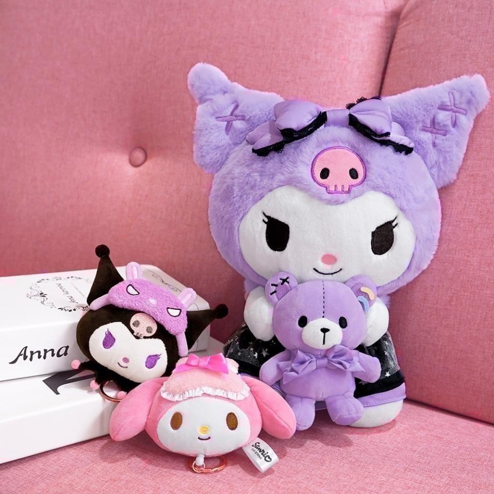 全新限量現貨+預購 7-11 三麗鷗 魔幻系列 30公分 酷洛米 抱小熊 絨毛娃娃 玩偶-細節圖3