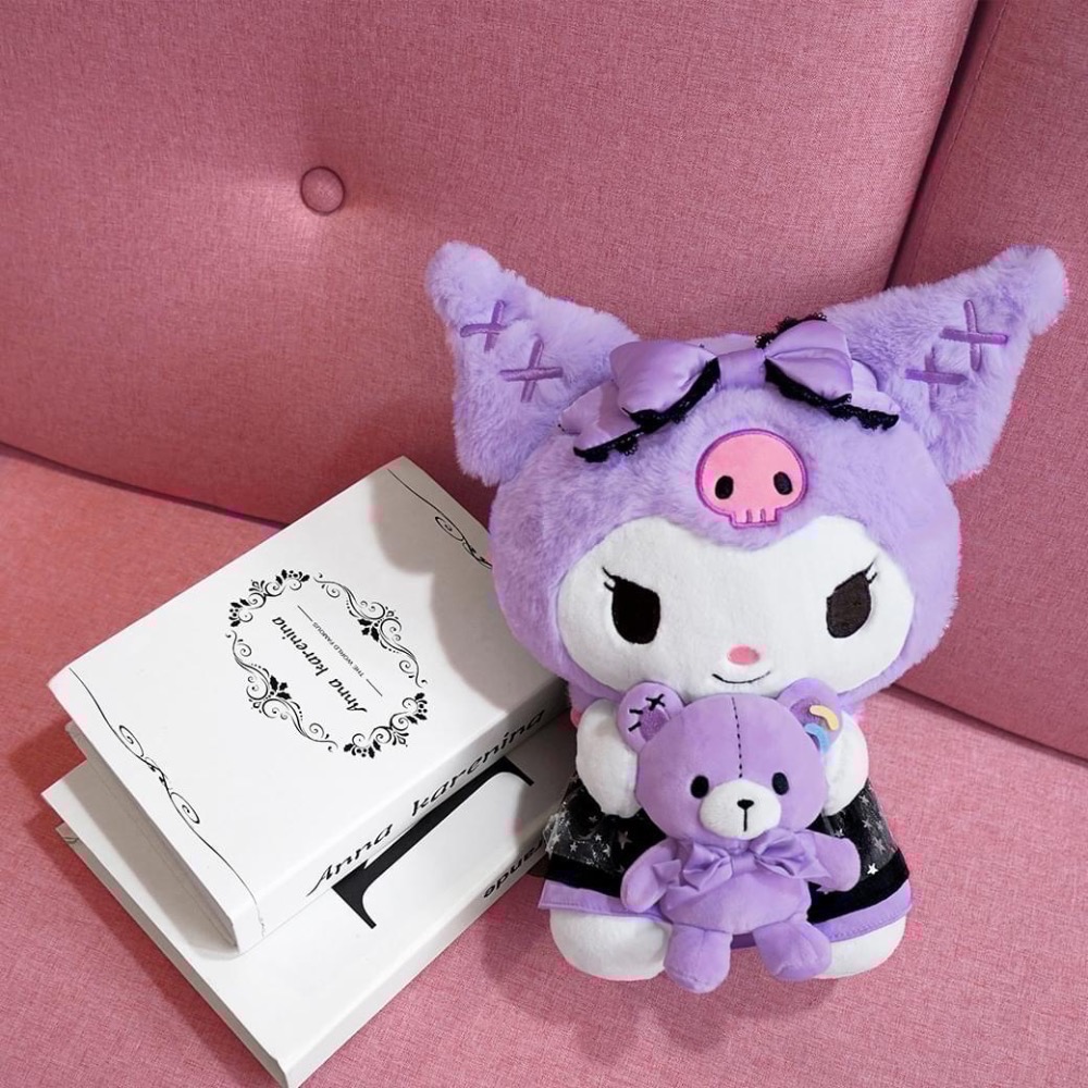 全新限量現貨+預購 7-11 三麗鷗 魔幻系列 30公分 酷洛米 抱小熊 絨毛娃娃 玩偶-細節圖4