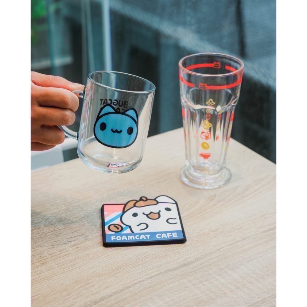 💖會員寵粉價💖（不定期更新）奶泡貓俱樂部會員 10-12月限定 奶泡貓咖啡 胸章4入組 御守 隨行杯  馬克杯-細節圖5