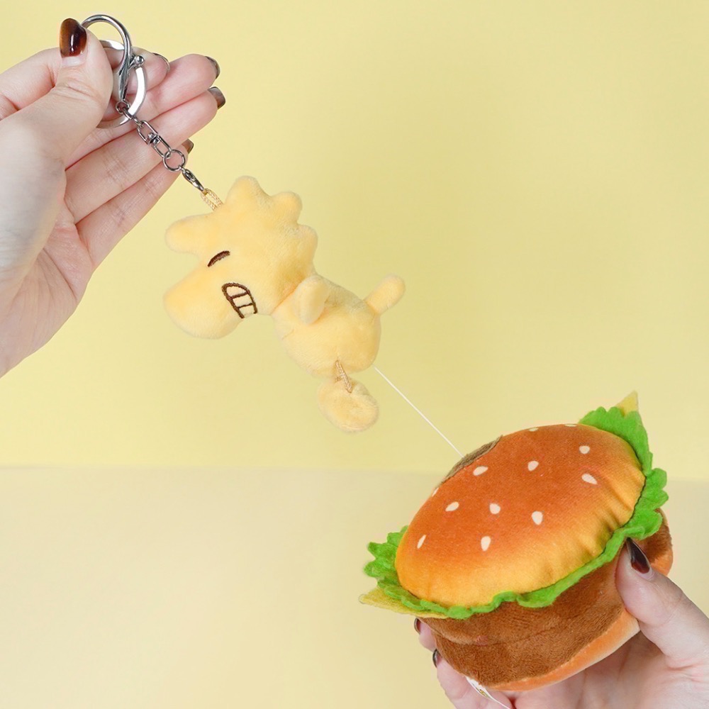 全新限量現貨 7-11 史努比想吃系列 伸縮吊飾 胡士托 歐拉夫 史努比-細節圖7