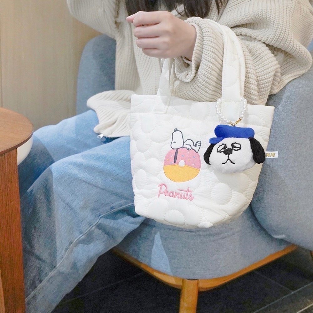 全新限量預購 正版授權 7-11 花花系列雲朵包 歐拉夫 史努比 糊塗塔克 吊飾娃娃-細節圖4