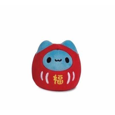 全新限量預購  咖波屋代購  達摩咖波 達摩狗狗 達摩兔兔 達摩黑貓蟲 達摩鳳梨貓蟲 達摩奶泡貓 9公分不倒翁娃娃-細節圖4