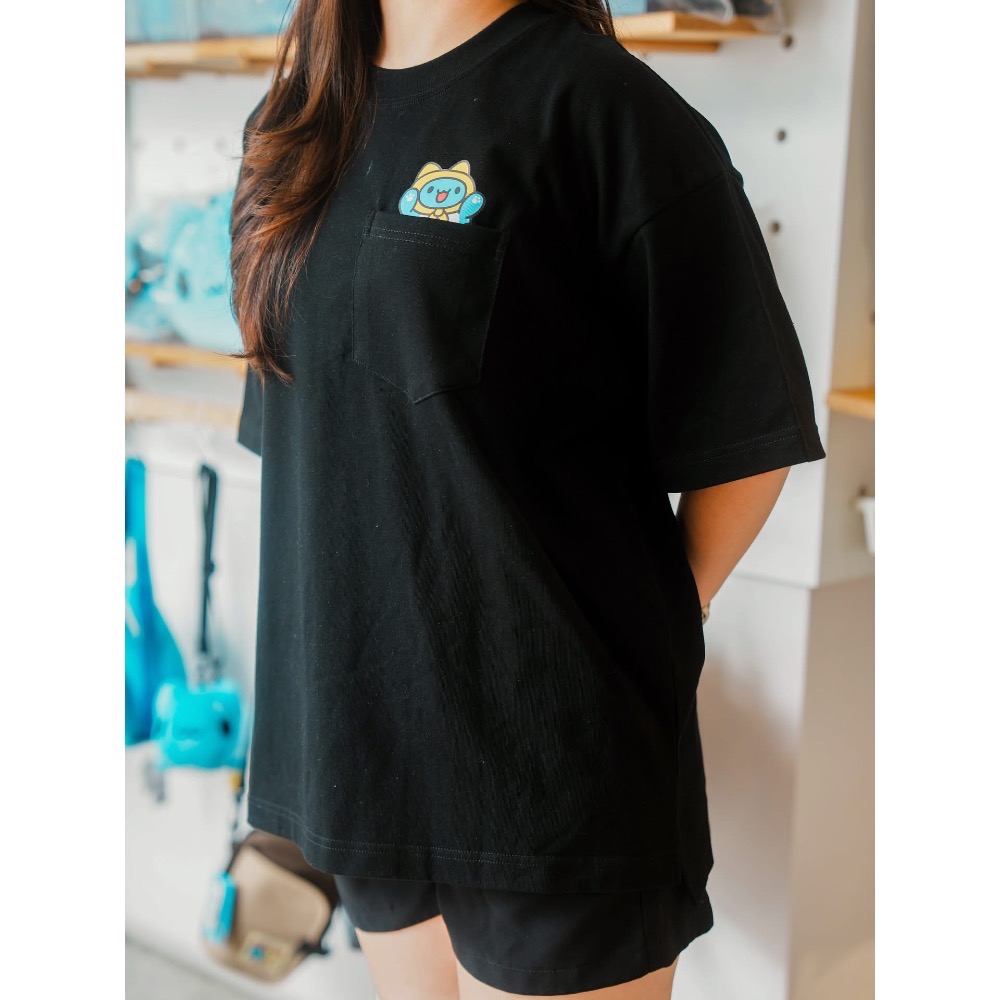 8月新品 卡特島選品店代購 正版授權 寬鬆版型 口袋短袖T恤-細節圖5