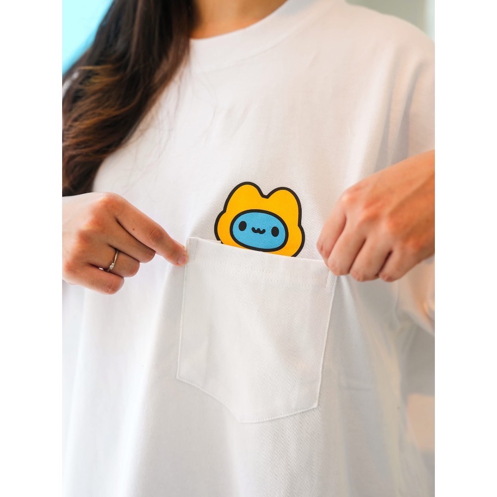 8月新品 卡特島選品店代購 正版授權 寬鬆版型 口袋短袖T恤-細節圖8