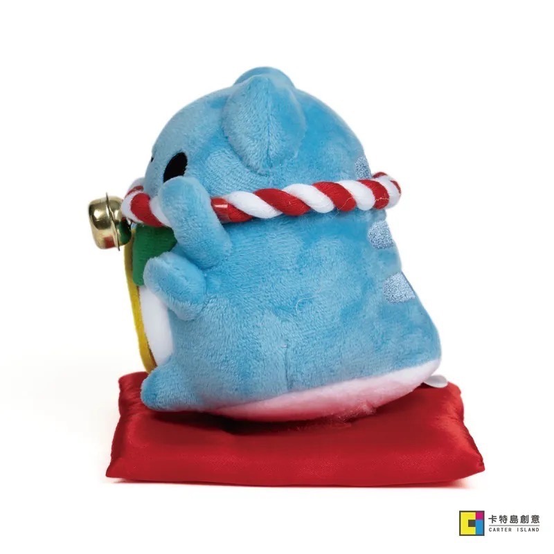 全新限量 正版授權 咖波屋代購 10cm 招財咖波 招財狗狗絨毛娃娃 招財咖波絨毛娃娃(黑金)-細節圖2