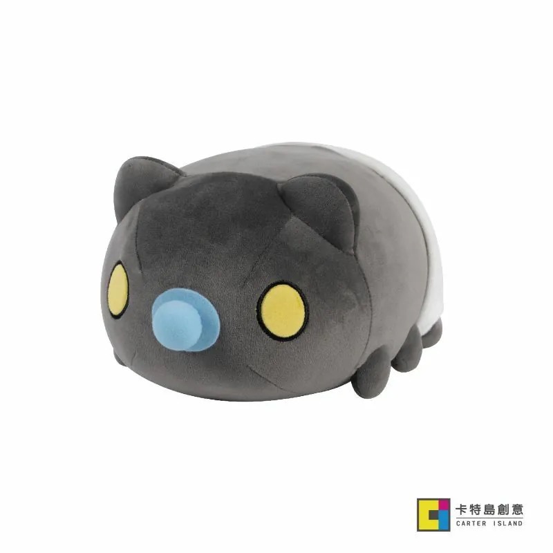 全新限量 正版授權 咖波屋代購 30公分 黑貓蟲寶寶懶洋洋 絨毛娃娃-細節圖2