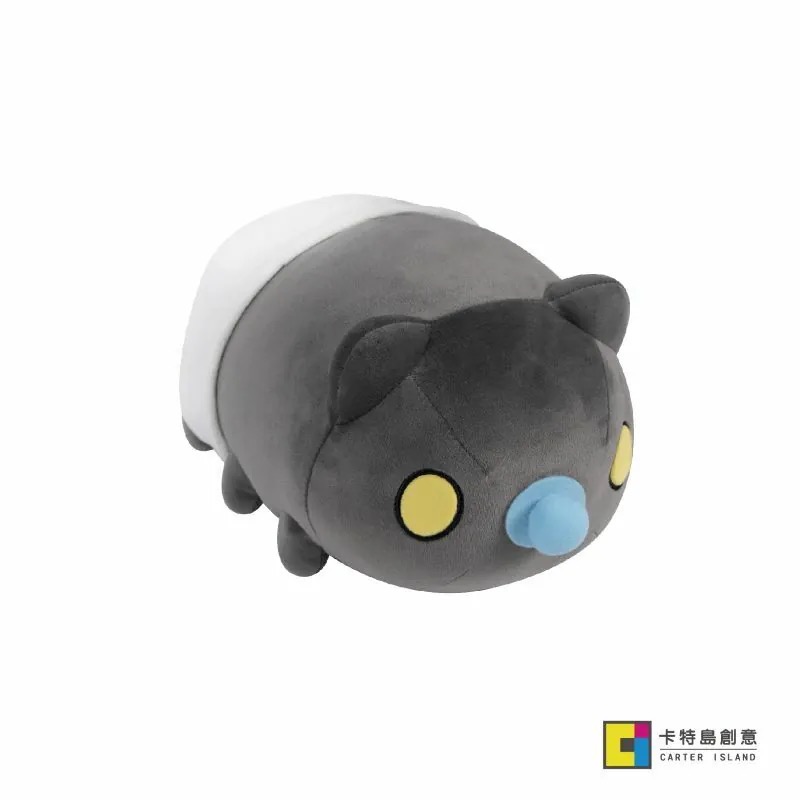 全新限量 正版授權 咖波屋代購 30公分 黑貓蟲寶寶懶洋洋 絨毛娃娃-細節圖3