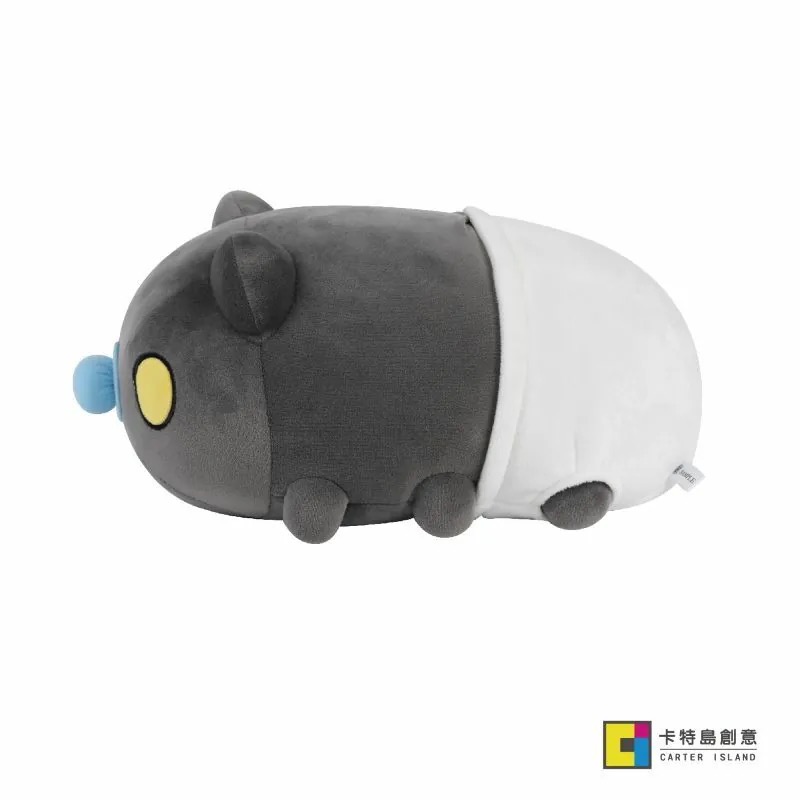 全新限量 正版授權 咖波屋代購 30公分 黑貓蟲寶寶懶洋洋 絨毛娃娃-細節圖4