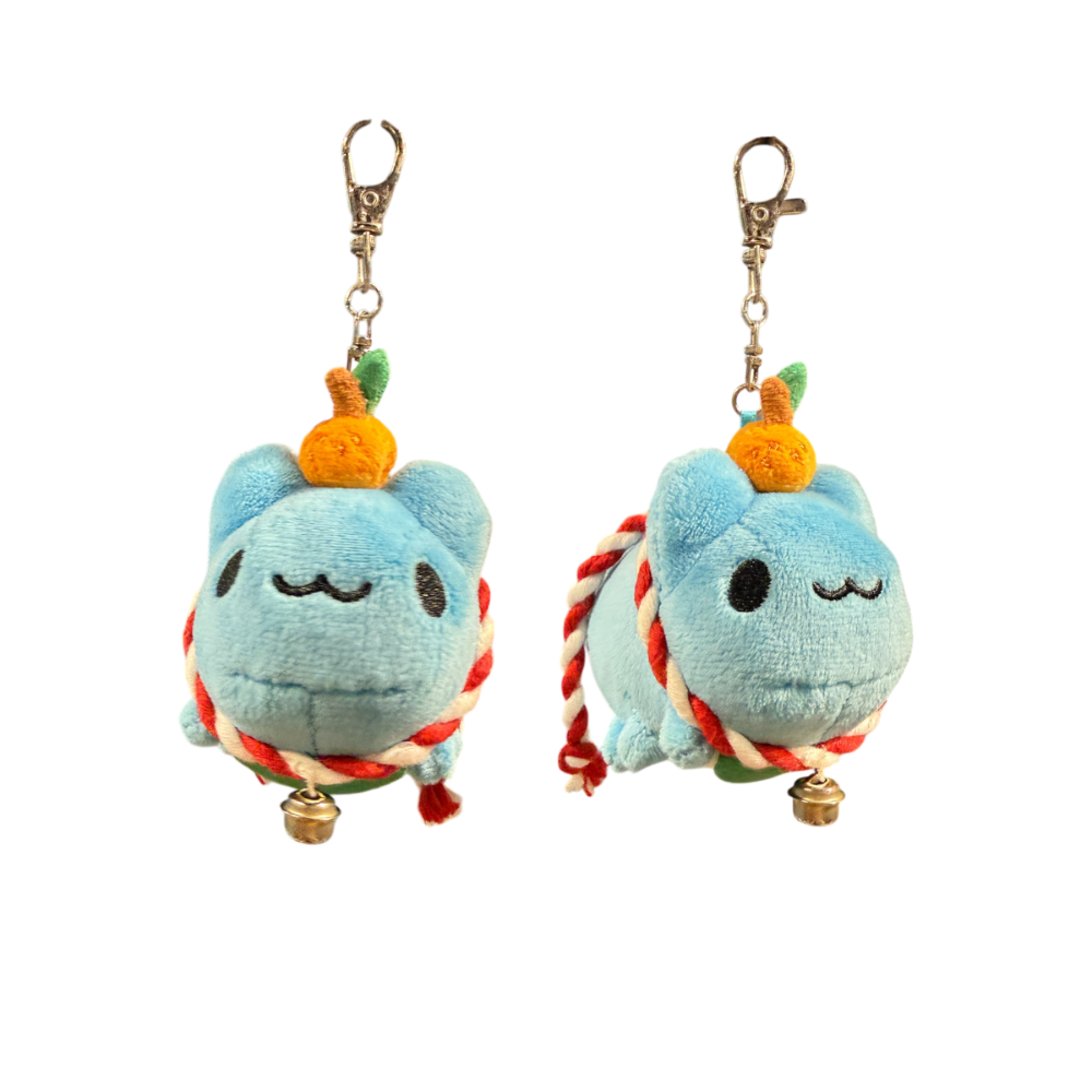 [貓貓蟲-咖波] 咖波屋限定 全新限量現貨 正版授權 招財咖波8cm絨毛娃娃 頭頂橘子-細節圖4