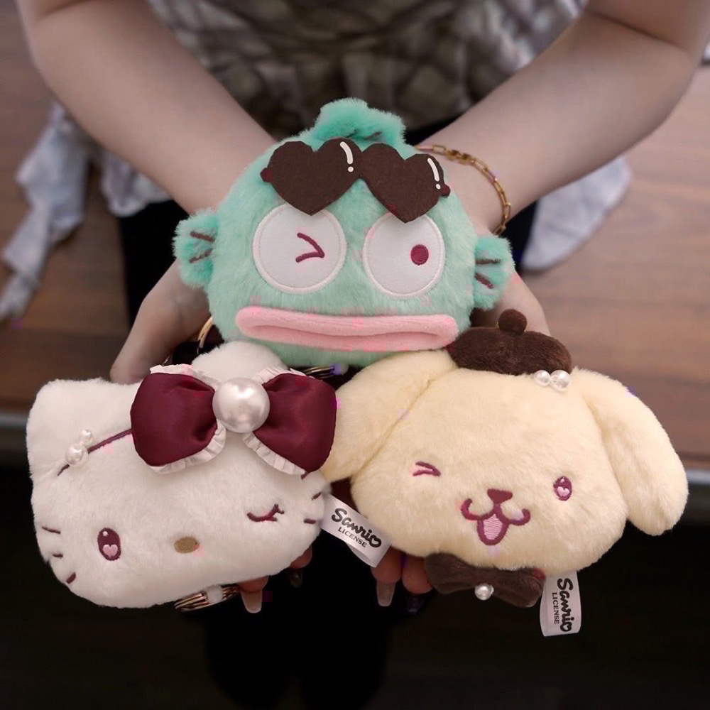 全新限量現貨 正版授權 7-11限定門市販售 三麗鷗巧克力系列 大頭伸縮吊飾 大頭抱枕 玩偶 絨毛娃娃-細節圖2