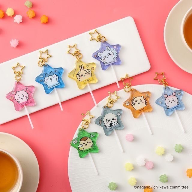 全新限量預購 正版授權 7-11 吉伊卡哇壓克力棒棒糖吊飾 盲抽 隨機款式 共8款 小八 烏薩奇-細節圖2