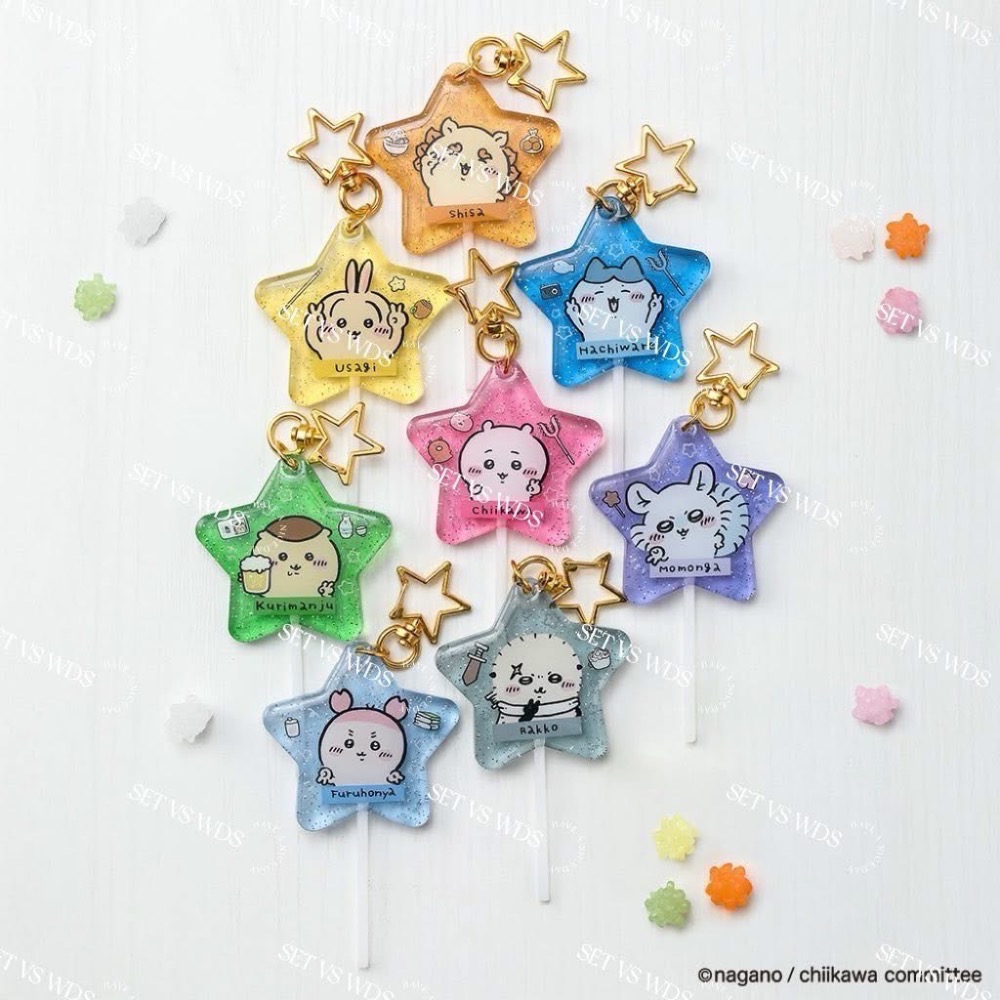 全新限量預購 正版授權 7-11 吉伊卡哇壓克力棒棒糖吊飾 盲抽 隨機款式 共8款 小八 烏薩奇-細節圖5