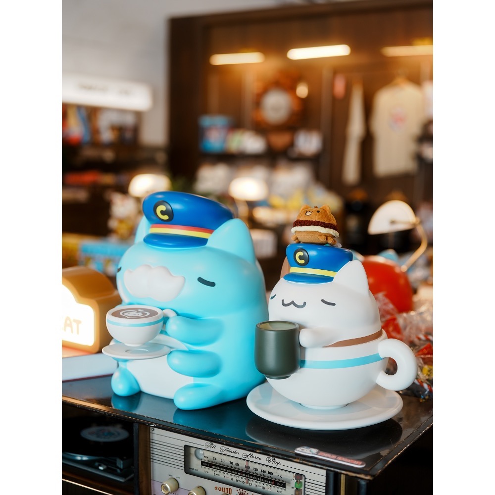 全新限量 少量現貨 正版授權 奶泡貓代購 紅豆餅貓蟲 8公分 絨毛娃娃-細節圖5