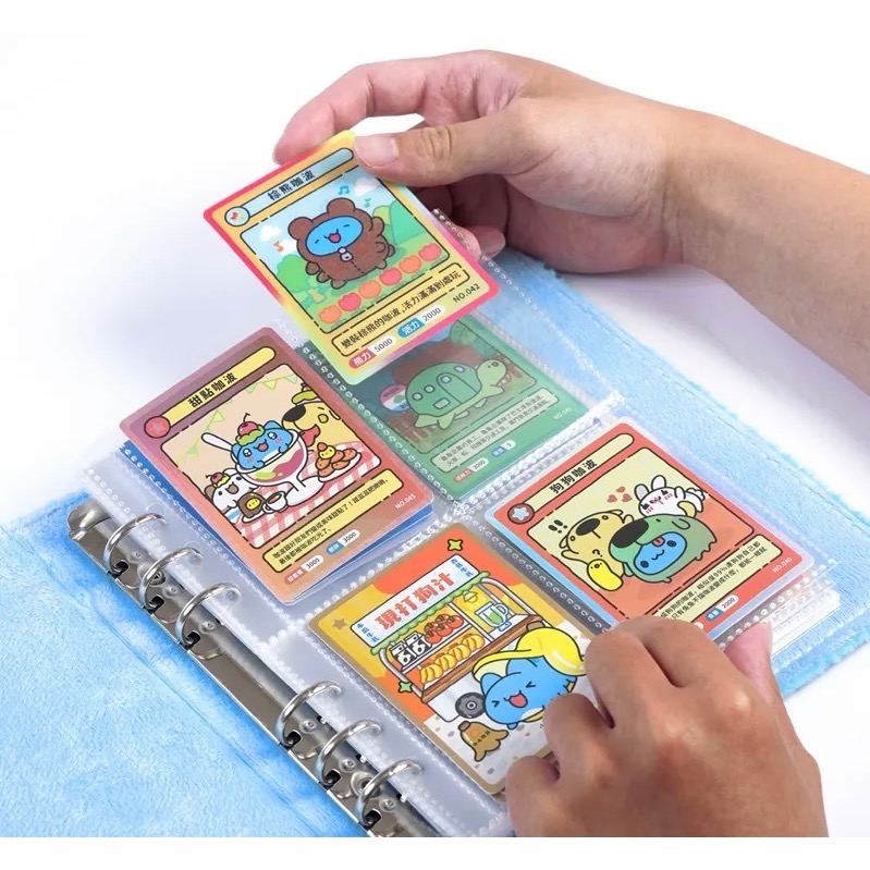 全新限量現貨 咖波屋限定 經典咖波毛茸茸卡牌收藏冊 咖波收藏冊 卡牌收藏冊-細節圖5