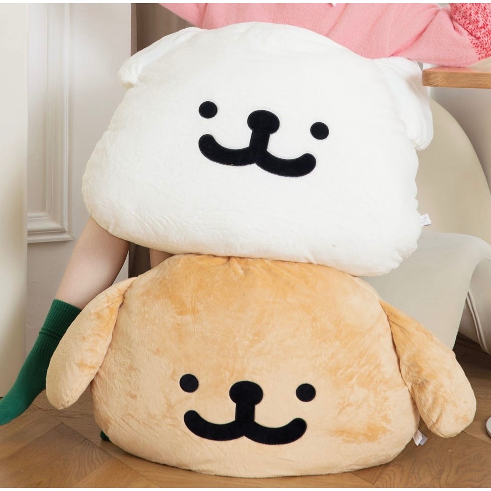 全新限量 正版授權 7-11 線條小狗 療癒時光 絨毛抱枕 吊飾 證件套 痛包 乾髮帽 行李束帶 拉桿收納包-細節圖11