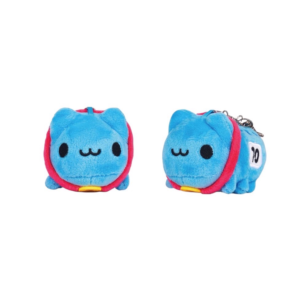 🏆路跑限定 咖波快閃店 Capoo Run 奇怪咖波大暴走 迷你圆圆咖波懶洋洋絨毛娃娃 便便咖波 咖波抱愛心 獎牌咖波-規格圖2