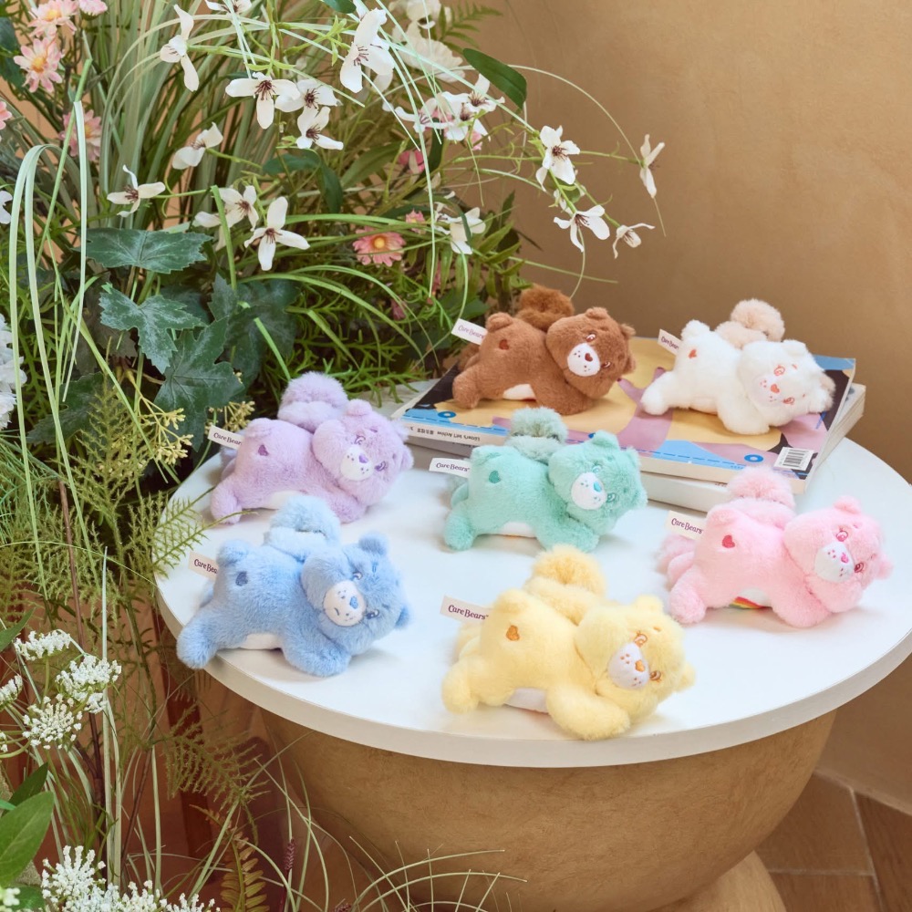 全新限量預購 正版授權 7-11 Care Bears 雪柔絨鯊魚夾 可愛髮夾 冬季限定 毛絨絨 髮飾 療癒系 萌系女孩-細節圖3