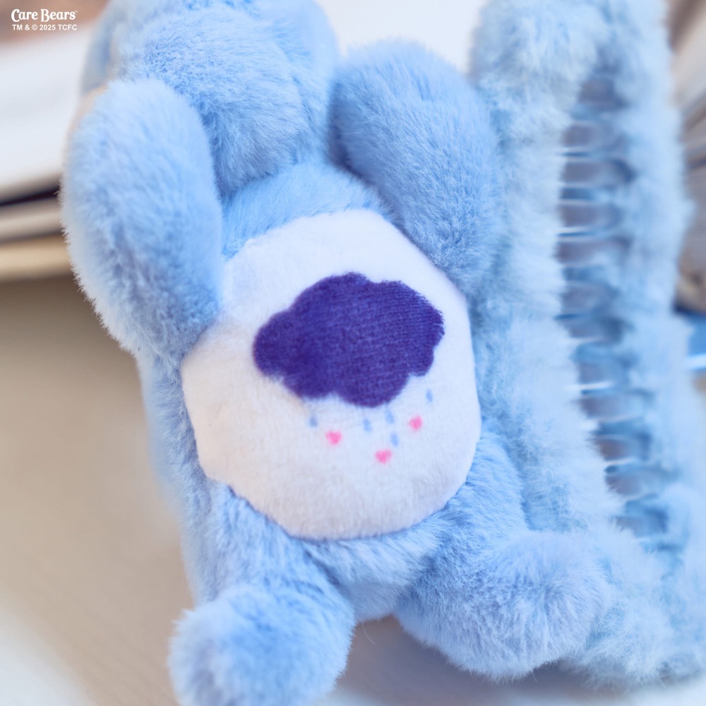 全新限量預購 正版授權 7-11 Care Bears 雪柔絨鯊魚夾 可愛髮夾 冬季限定 毛絨絨 髮飾 療癒系 萌系女孩-細節圖6