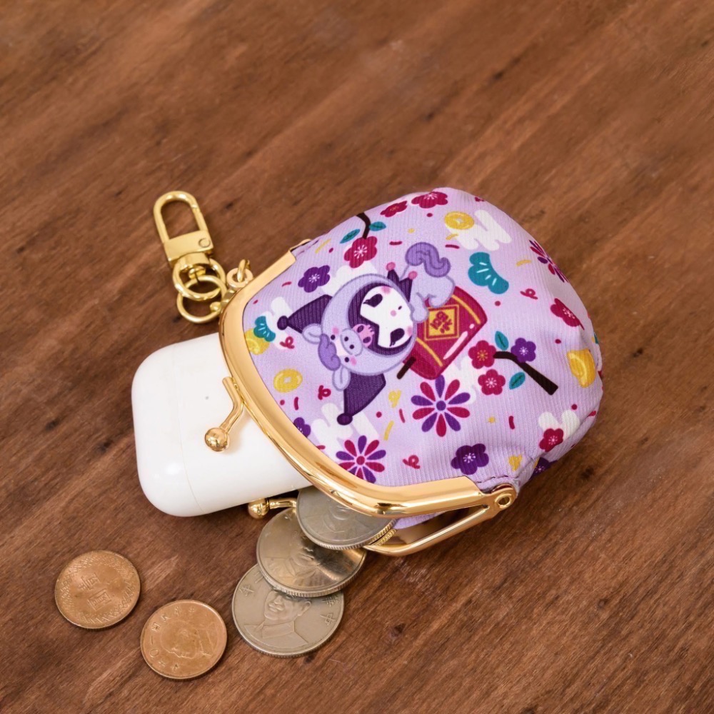 全新限量現貨 7-11 三麗鷗招財開運口金包 達摩 Kitty 大耳狗 美樂蒂 布丁狗 帕恰狗 馬年-細節圖10