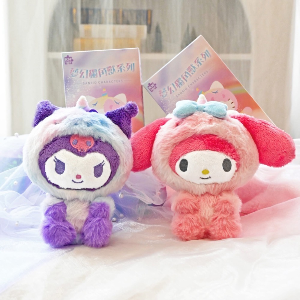 全新限量現貨 7-11 三麗鷗獨角獸變裝盲盒 大耳狗 Kitty 美樂蒂 酷洛米 布丁狗 隱藏款-細節圖3