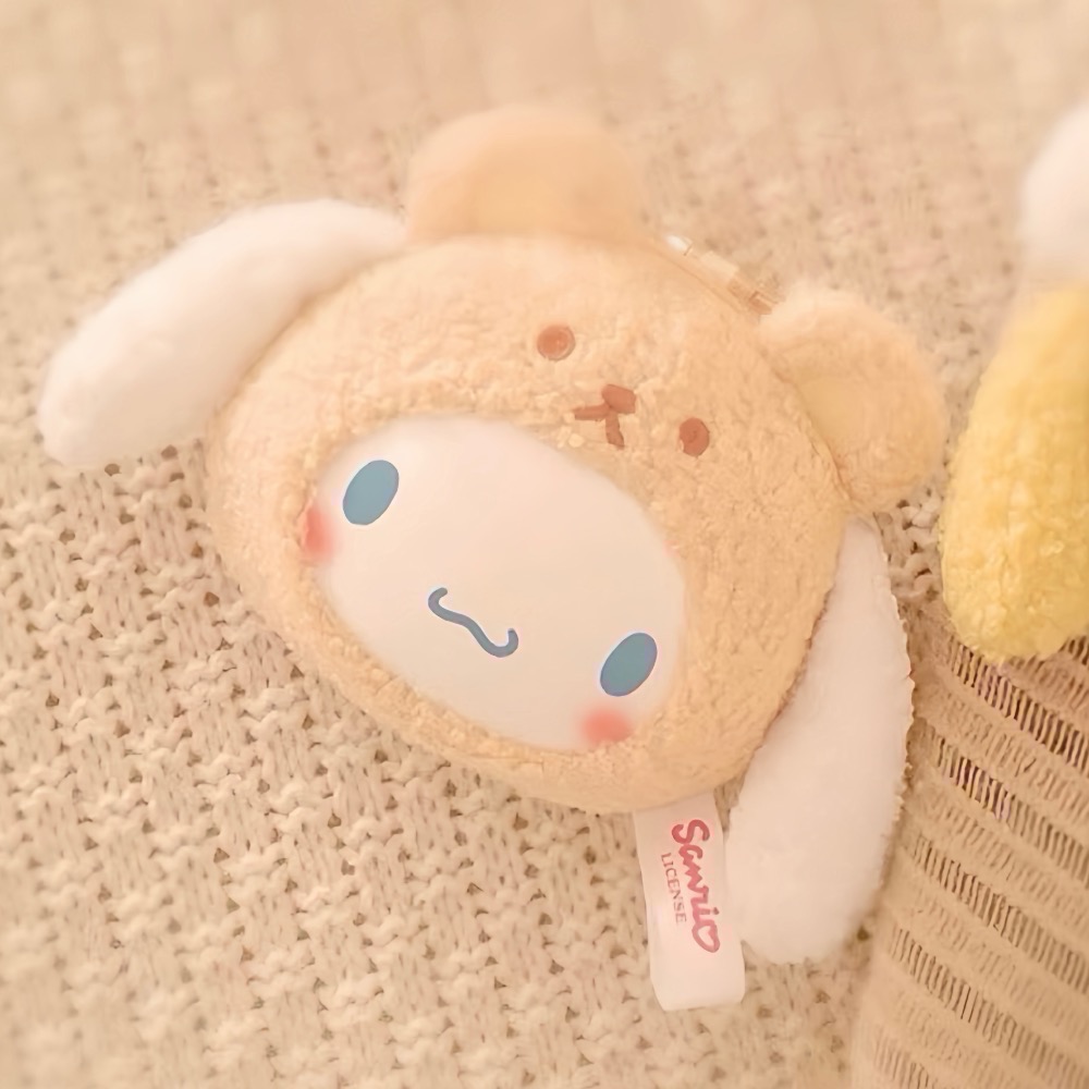 全新限量現貨+預購 正版授權 7-11 三麗鷗好朋友系列絨毛零錢包 布丁狗 大耳狗 Kitty 酷洛米-規格圖6