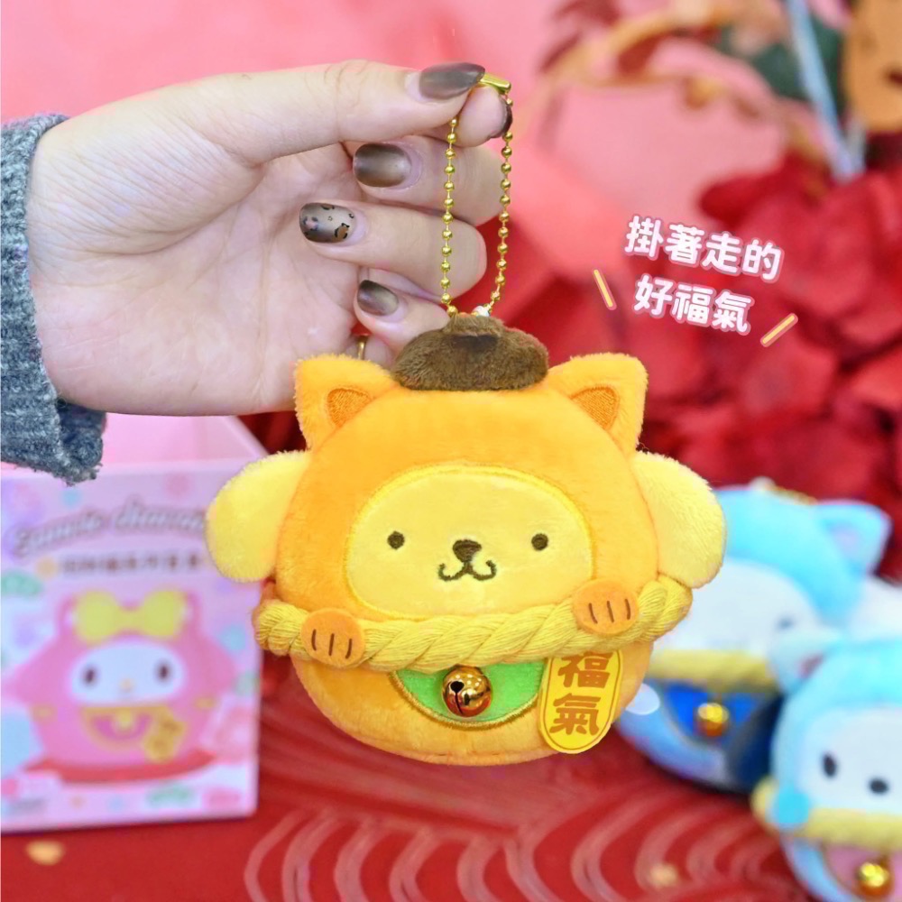 全新限量現貨 7-11 三麗鷗 招財貓系列 Kitty 美樂蒂 酷洛米 布丁狗 帕恰狗 KIKI LALA-細節圖5