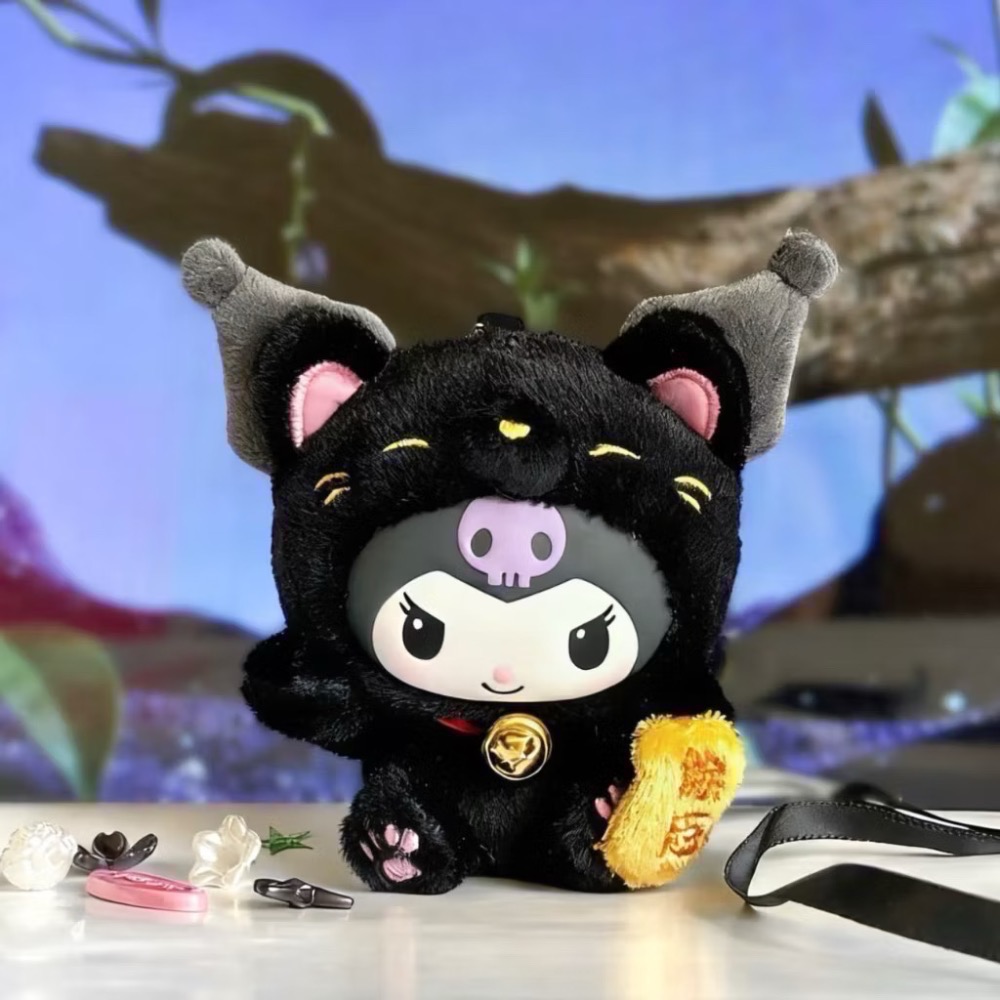 限量現貨 正版授權 7-11 三麗鷗 招財貓系列吊飾 kitty 布丁狗 美樂蒂 酷洛米 帕恰狗 大耳狗 人魚漢頓-規格圖3