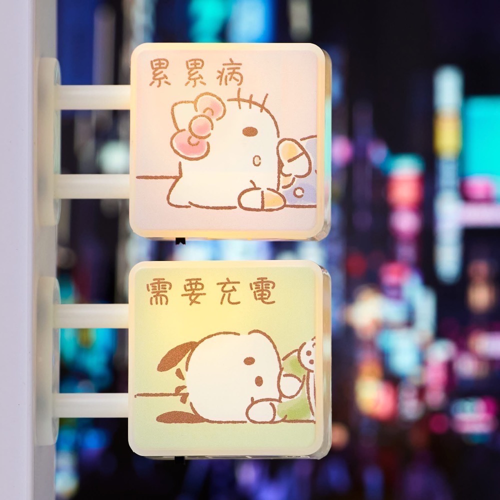 全新限量預購 正版授權 7-11 三麗鷗厭世小燈箱 布丁狗 大耳狗 漢頓 帕恰狗 美樂蒂 Kitty 雙星仙子-細節圖3