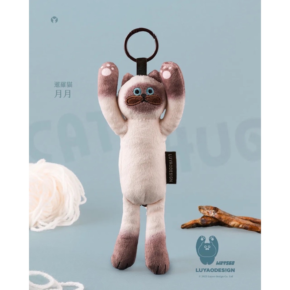 全新限量現貨 正版授權 路遙圓創 愛的抱抱娃娃版 橘貓 三花貓 虎斑貓 藍貓 銀虎斑貓 牛奶貓 招財貓 橘貓 絨毛娃娃-規格圖9