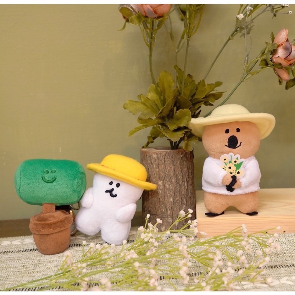 全新限量現貨 正版授權 7-11 矮袋鼠 DINOTAENG 盲盒毛絨吊飾 BoBo Quokka PaPa MaMa-細節圖3