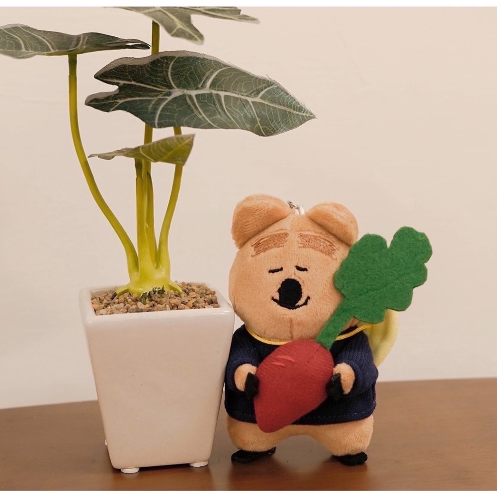 全新限量現貨 正版授權 7-11 矮袋鼠 DINOTAENG 盲盒毛絨吊飾 BoBo Quokka PaPa MaMa-細節圖6