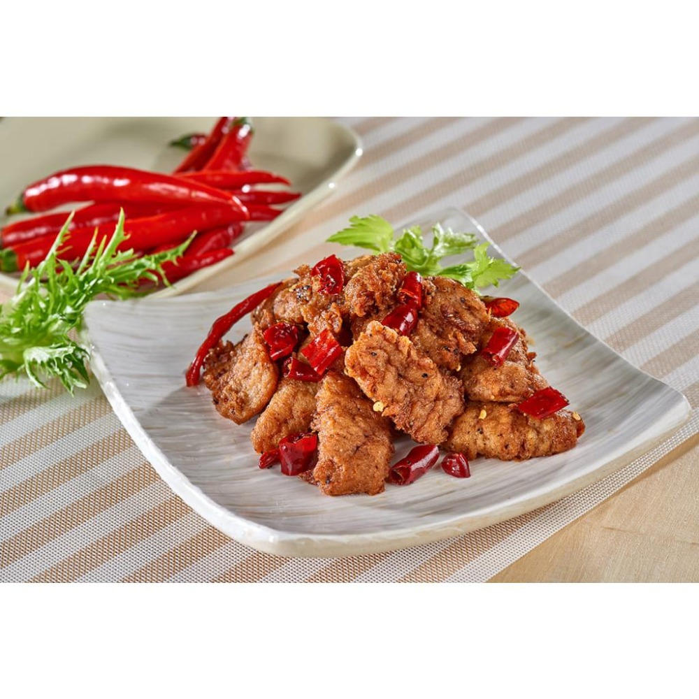 【淨味香素食】大磬 川味胡椒雞(純素)素食 素料-細節圖2