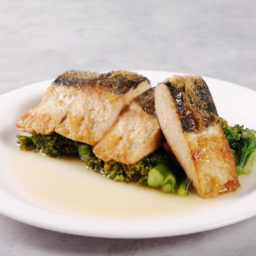 【淨味香素食】松珍 素白帶魚(奶蛋素)素白帶魚肉細鮮美，海苔的香味， QQ的嚼勁，適合煎、炸、烤、滷等。-細節圖4