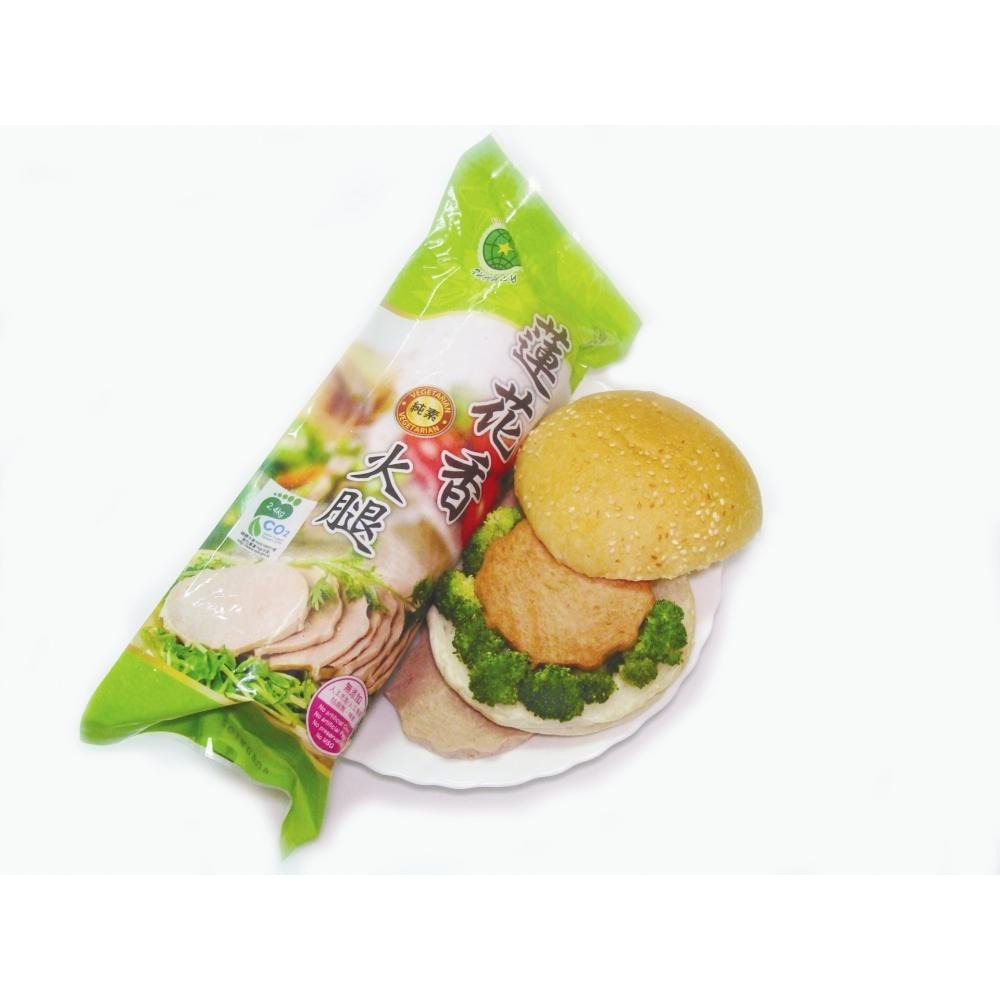 【淨味香素食】儒慧 蓮花香火腿(純素)無添加人工色素、防腐劑 素火腿-細節圖3