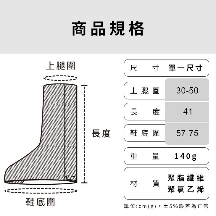 熱銷商品🔥現貨❤️黑色尼龍防水雨鞋套（單一尺寸，任您調整💕)-細節圖7