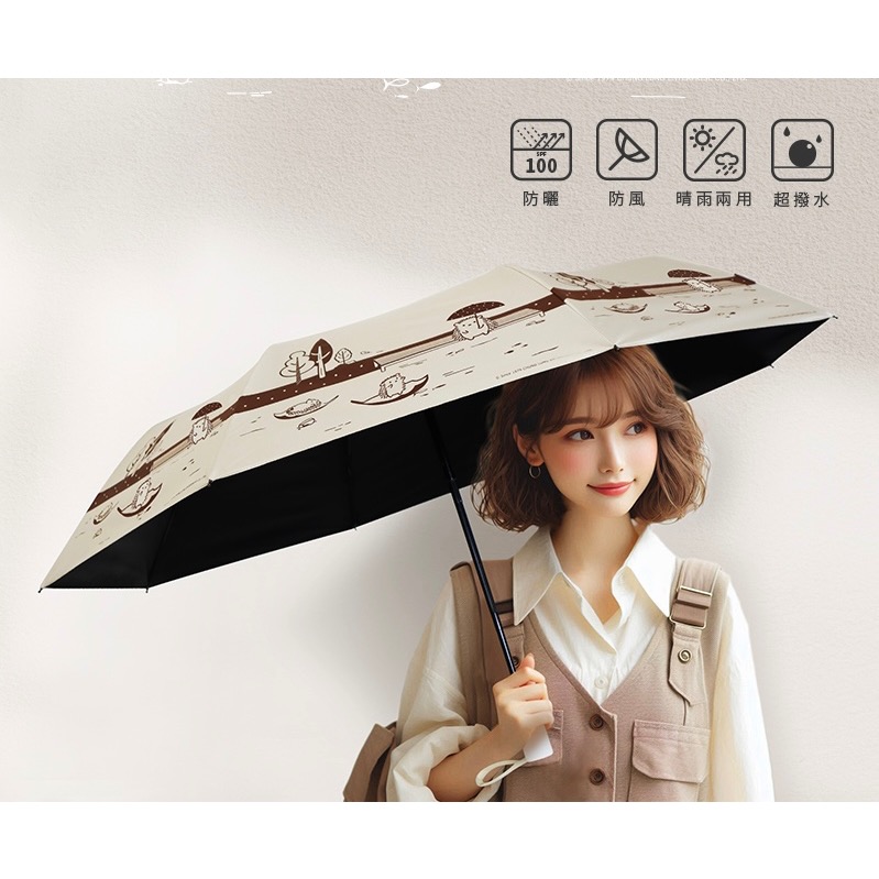 [雙龍牌］漂流刺蝟。輕量降溫自動開收傘B6061G-細節圖2