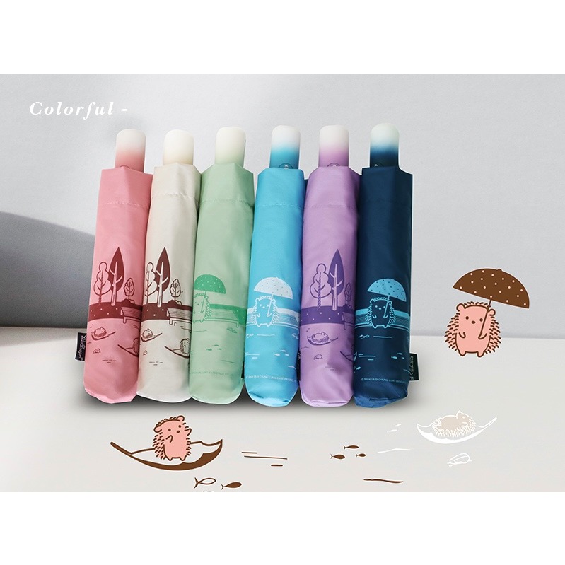 [雙龍牌］漂流刺蝟。輕量降溫自動開收傘B6061G-細節圖3