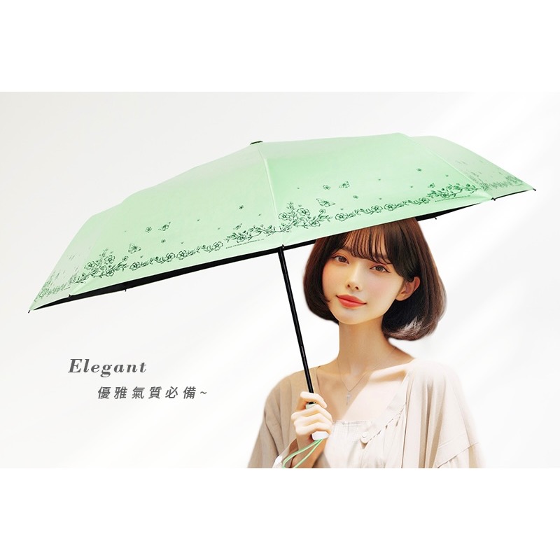 [雙龍牌］蝶舞。輕量降溫自動開收傘B6061I-細節圖2