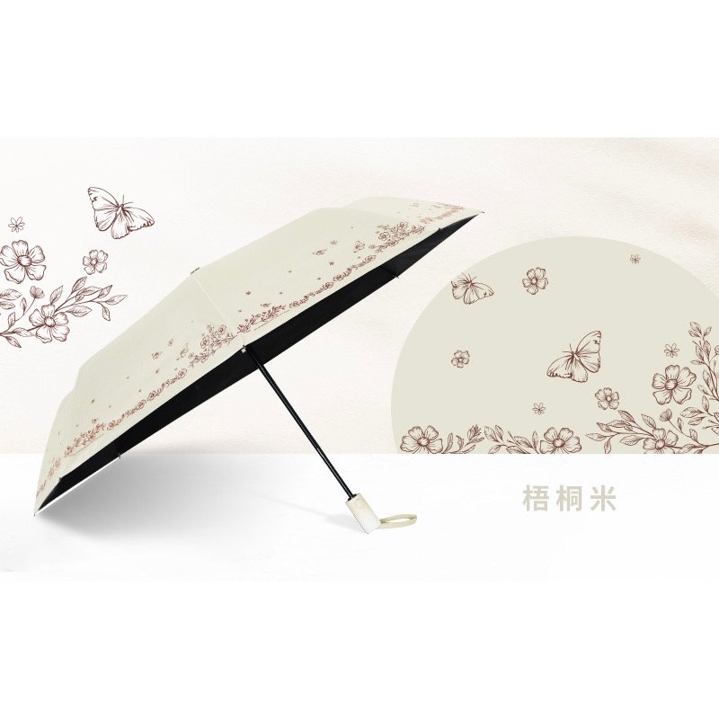 [雙龍牌］蝶舞。輕量降溫自動開收傘B6061I-規格圖9
