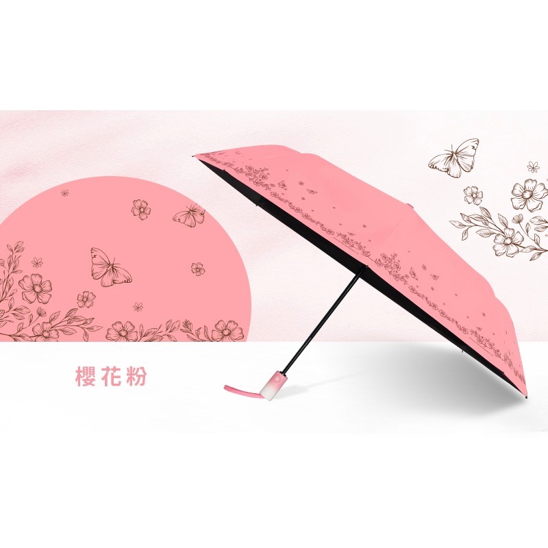 [雙龍牌］蝶舞。輕量降溫自動開收傘B6061I-規格圖9