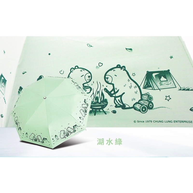 [雙龍牌］卡皮巴拉。輕量降溫自動開收傘B6061J-規格圖9