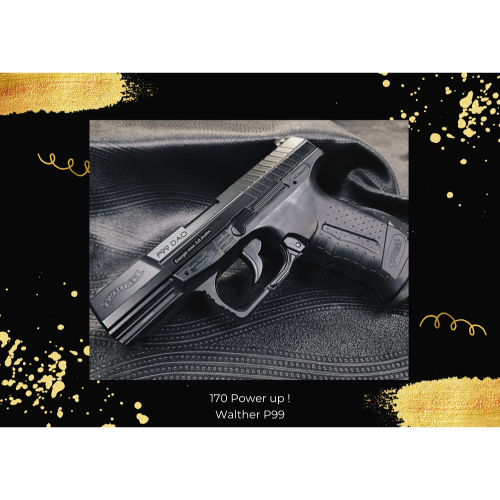 【天下武裝】滑套可動中最強 初速170~180升級版 P99 Co2玩具槍 6mm 黑色 鋼瓶 合法玩具 收藏 授權