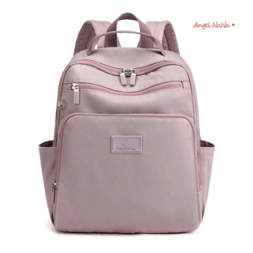 【AngelNaNa】後背包-超輕量大容量可放A4防潑水尼龍書包電腦包男女 (SBA0378)