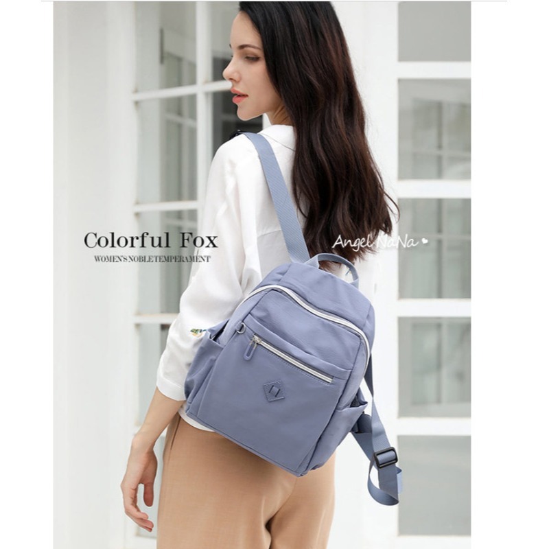 【AngelNaNa】後背包-超輕量防盜防潑水大容量雙肩包附零錢包(SBA0406)-細節圖2