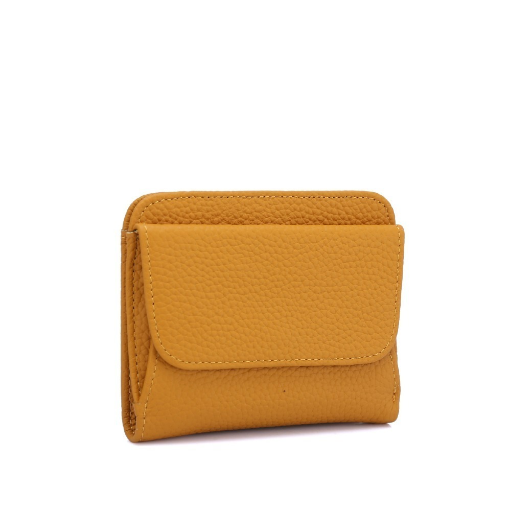 真皮短夾-高質感頭層牛皮10卡格女皮夾RFID零錢包母錢包【SMA0403】-規格圖4