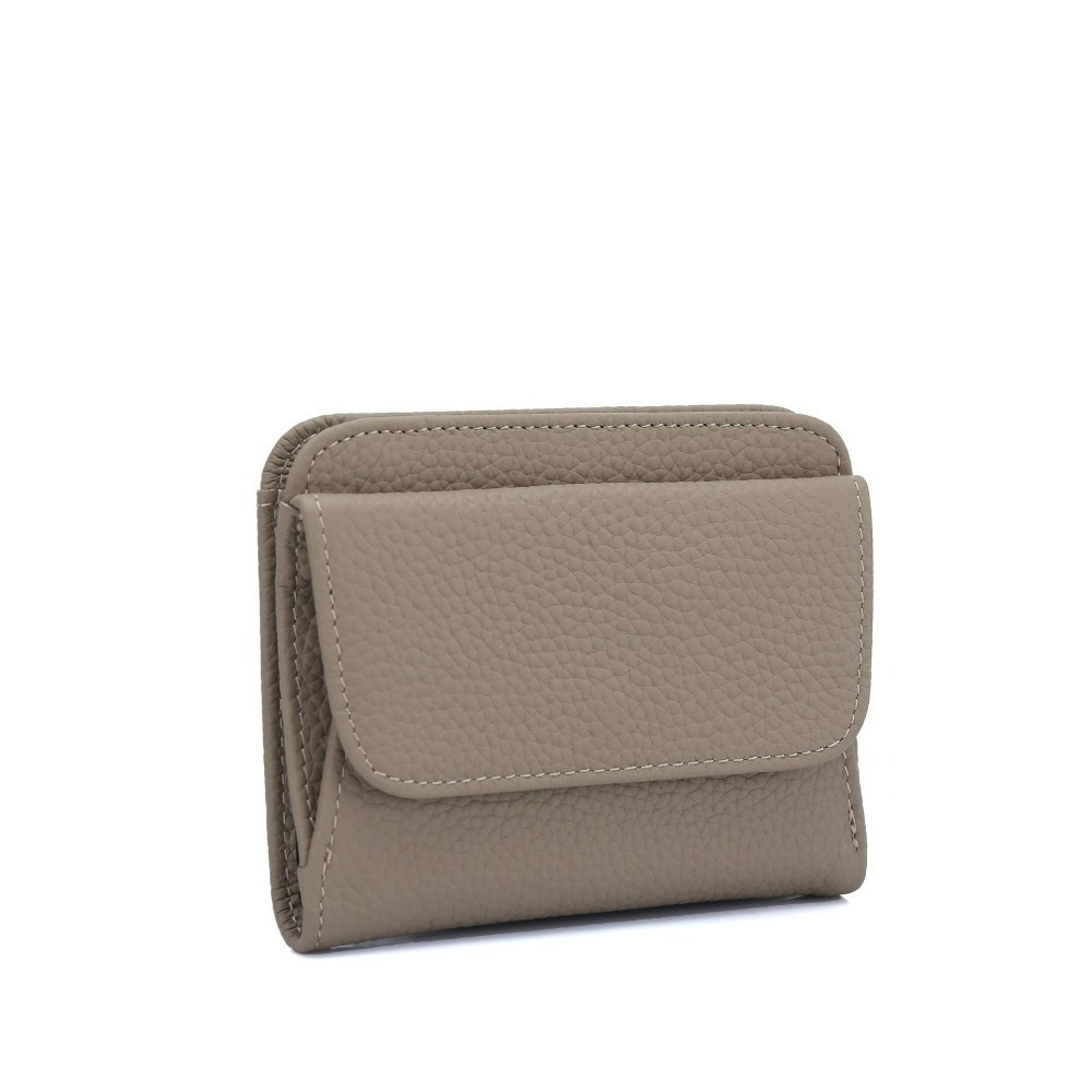 真皮短夾-高質感頭層牛皮10卡格女皮夾RFID零錢包母錢包【SMA0403】-規格圖4