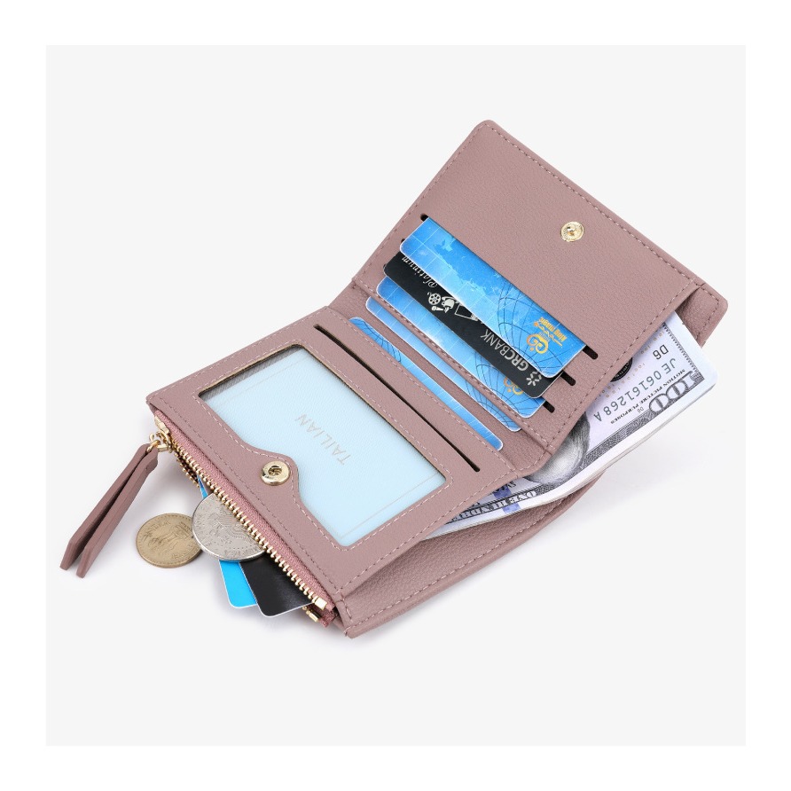 短夾-超薄簡約高質感ins女皮夾【SMA0406】-細節圖3