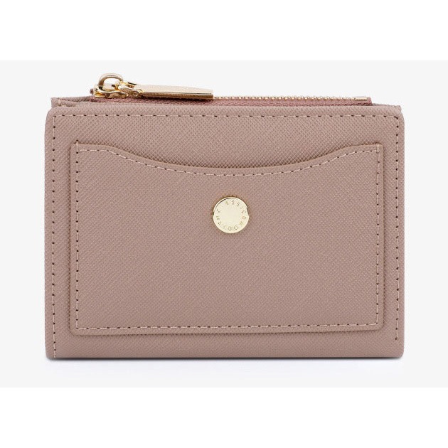 短夾-超薄簡約抗刮耐磨十字紋ins女皮夾【SMA0407】-規格圖5