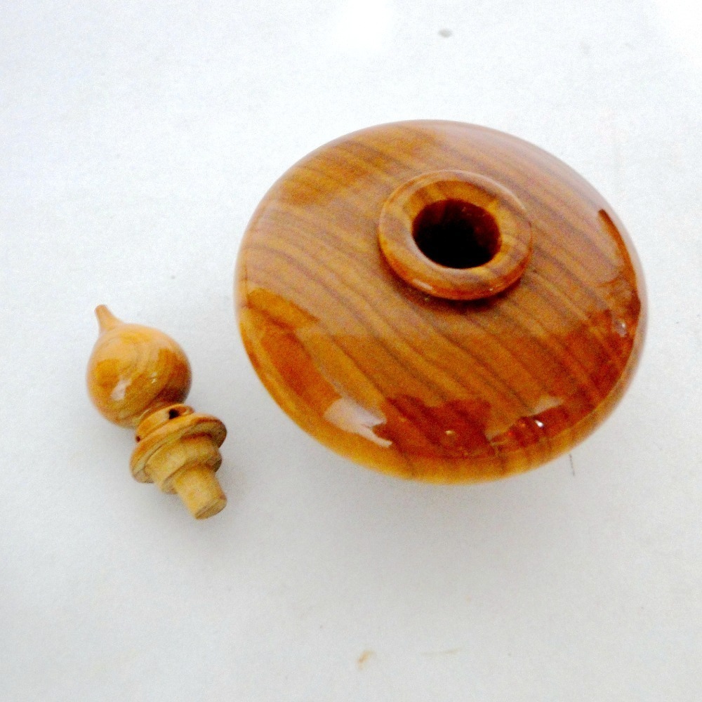 招財進寶迷你聚寶盆擺飾肖楠木6391-細節圖6